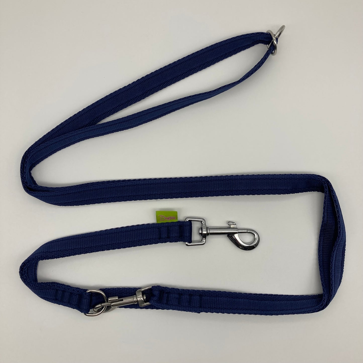 dark blue multifunctional leash in size small, shown in full