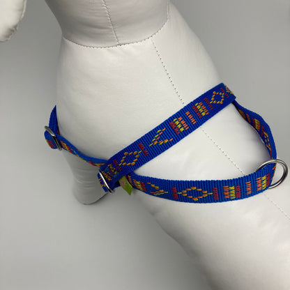 DogTools no pull Hunde Geschirr von oben auf den Rücken gezeigt, mit Schlaufe fur schnelles Greifen