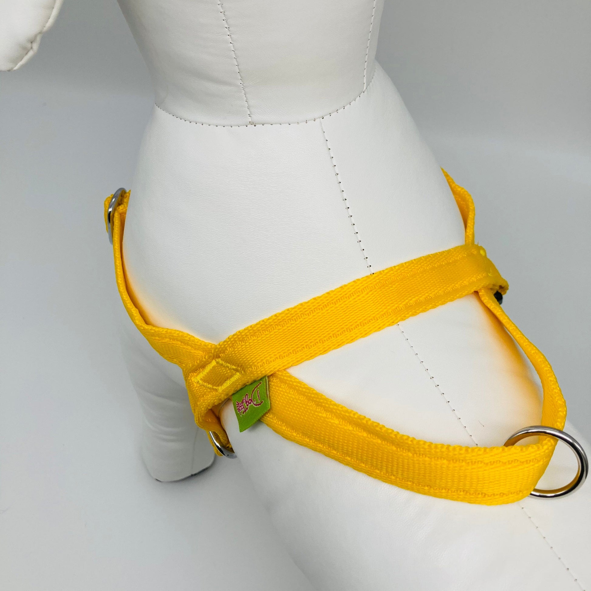 DogTools no pull Hunde Geschirr von oben auf den Rücken gezeigt, mit Schlaufe fur schnelles Greifen 